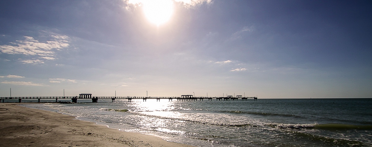 Pier beim Fort de Soto Park