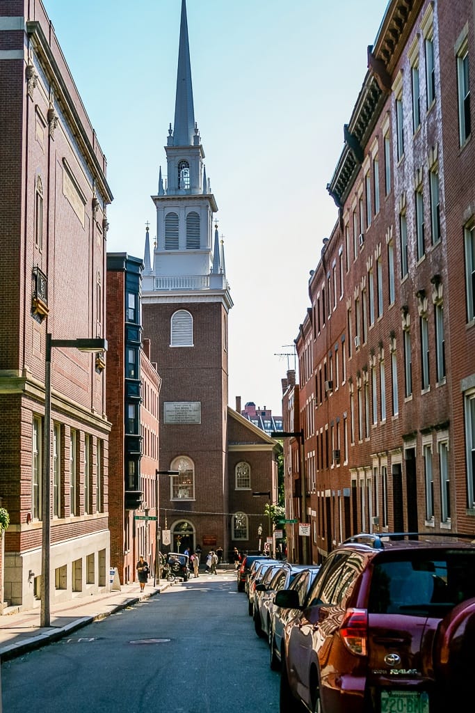 Rückseite der Old North Church