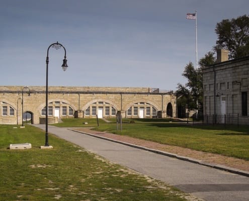 Fort Adams Innenhof