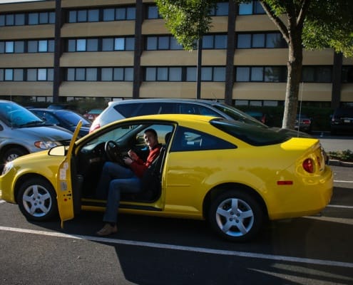 unser Mietauto für die ersten zwei Wochen