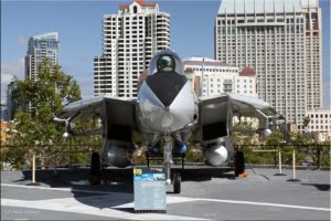 F-14 Tomcat auf der USS Midway