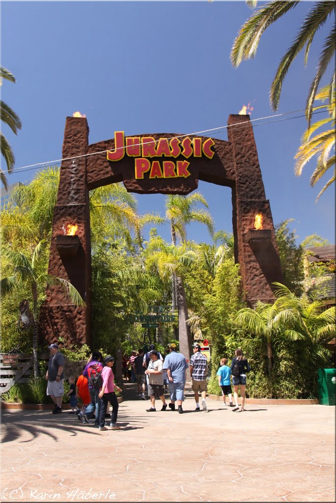 Eingang zum Jurassic Park Ride