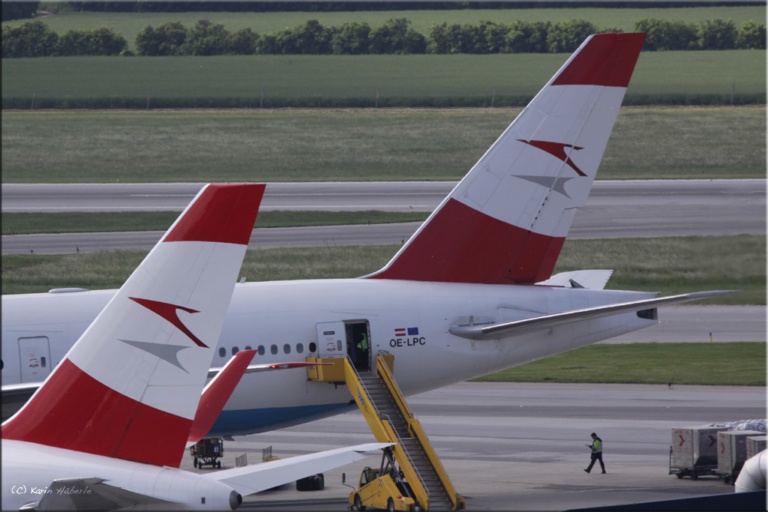 Wien Schwechat ist Heimatflughafen der Austrian Airlines