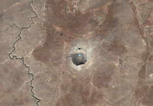 Barringer Crater Google Earth