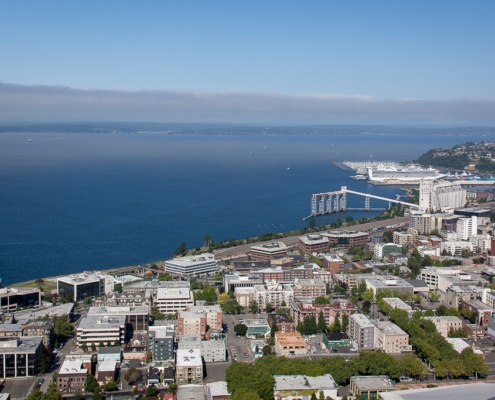 Blick auf den Puget Sound