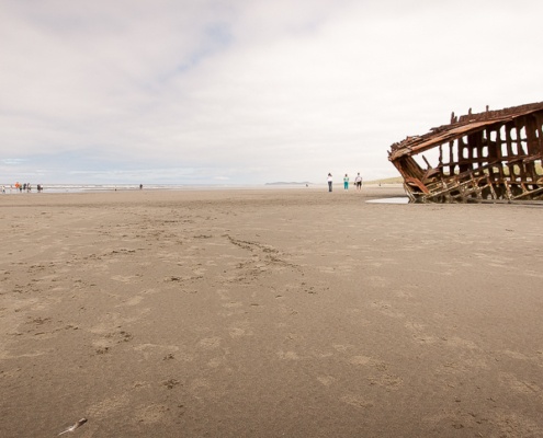 Peter Iredale - die Reste
