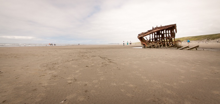 Peter Iredale - die Reste