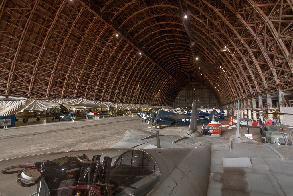 Blick in den Hangar