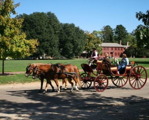 Postkutsche in Colonial Williamsburg