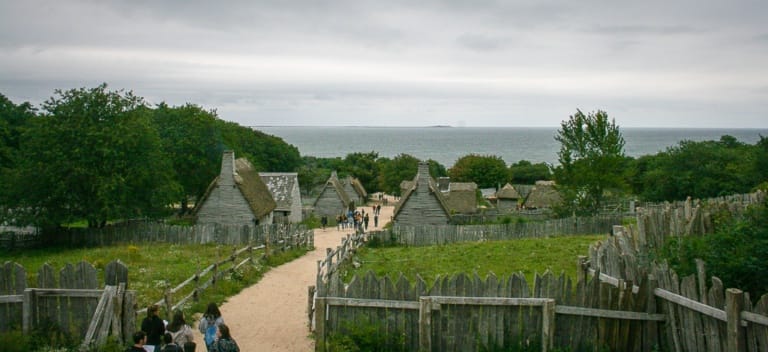 Blick in die Bucht von Plymouth