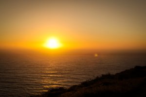 alles wird in goldenes Licht getaucht