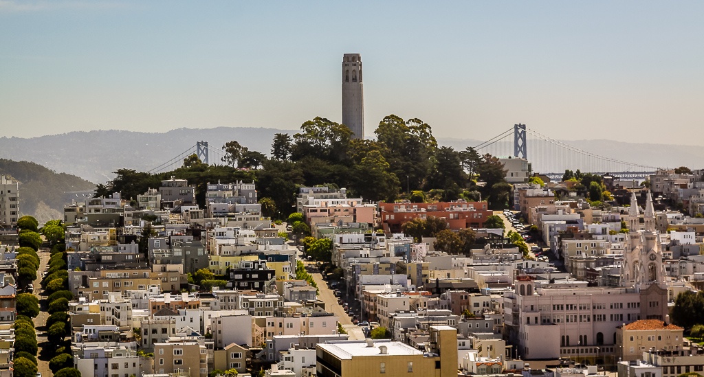 Blick auf den Coit Tower