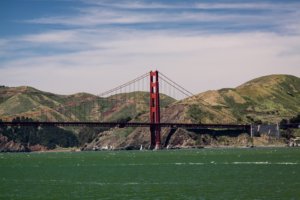 Die Golden Gate Bridge...