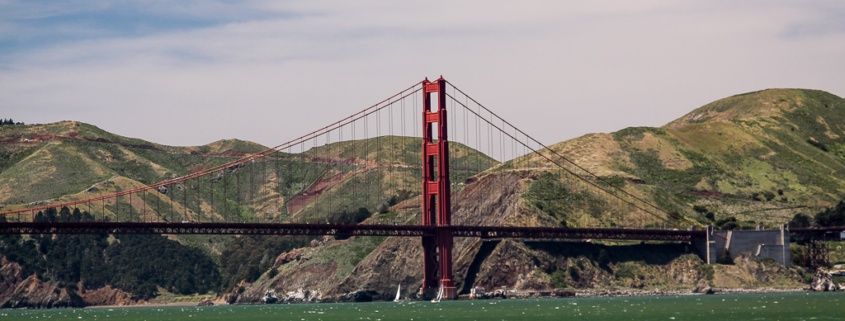 Die Golden Gate Bridge...
