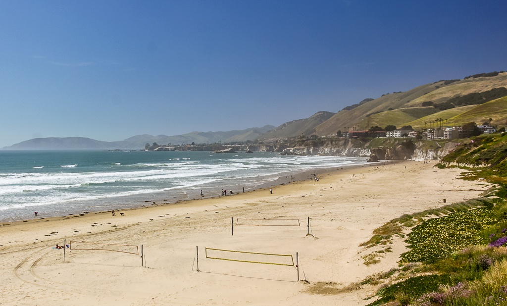 Blick auf den Strand von Santa Barbara